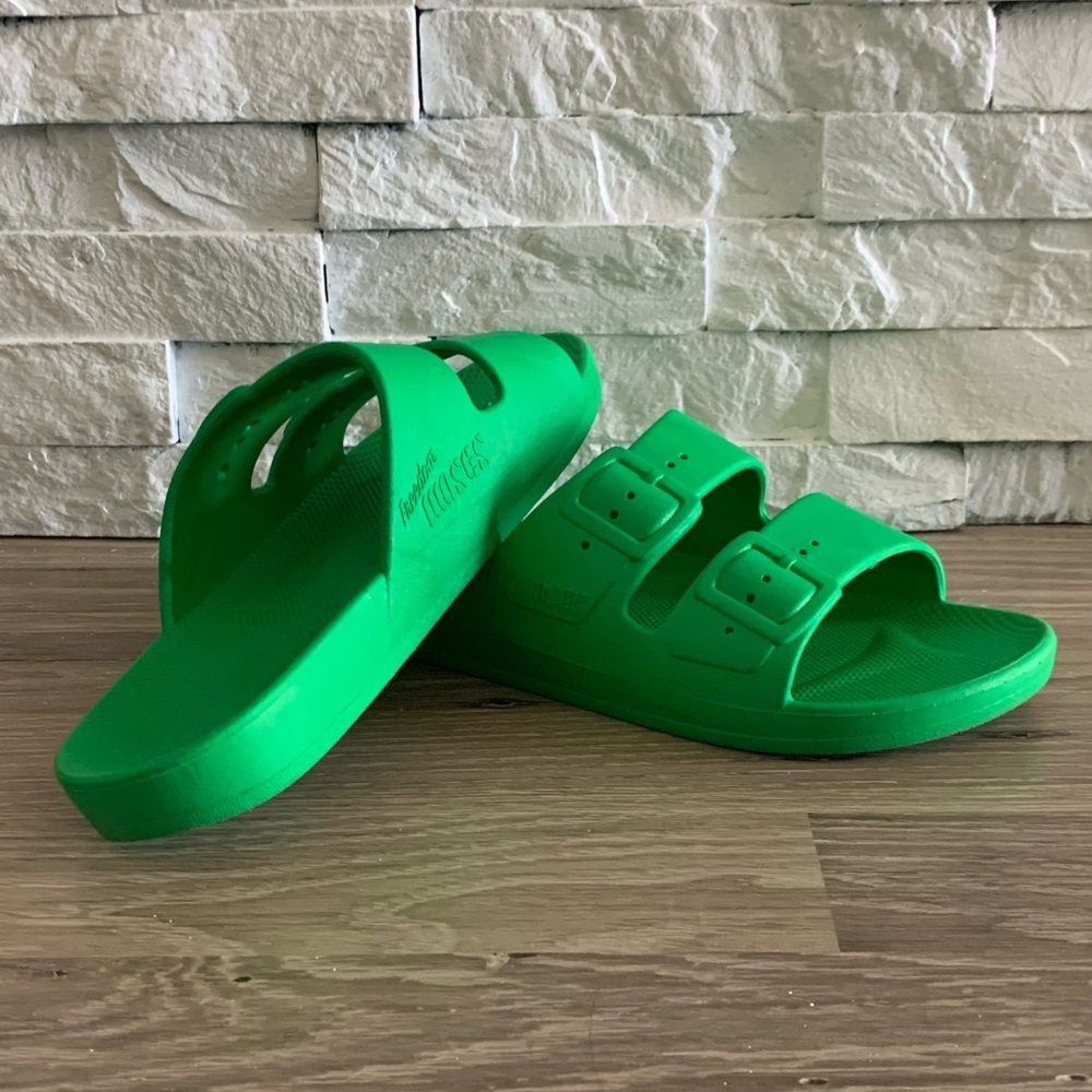 Green Birkenstocks